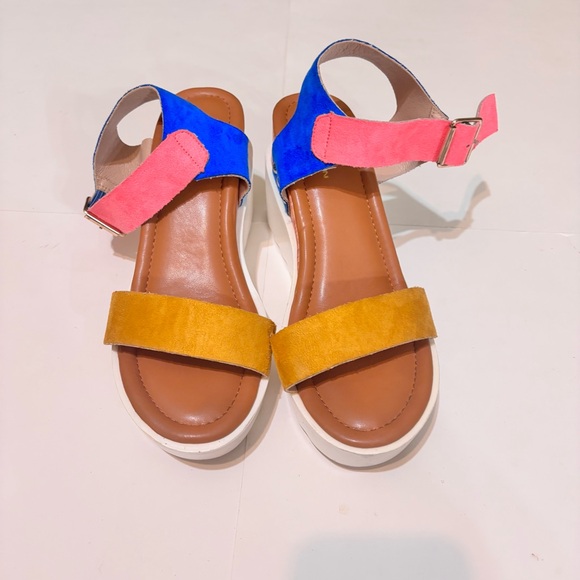 Ninety Union Shoes - Ninety Union Blue Sandals